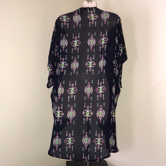 NWOT Beautiful tribal boho cardigan kimono - Picture 6 of 6